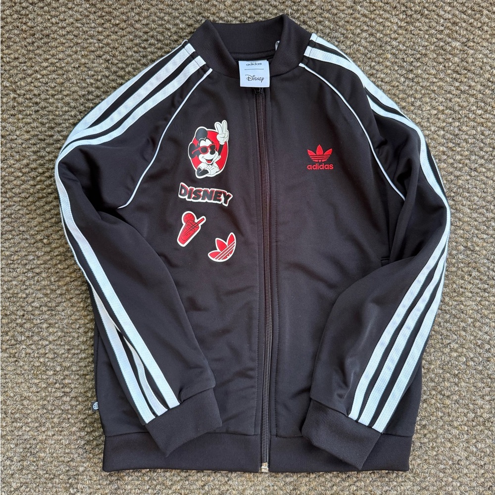 Gently Used Adidas Kids Disney Mickey Mouse Track Jacket Size XS